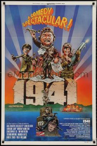 3p0623 1941 style F 1sh 1979 Spielberg, art of John Belushi, Dan Aykroyd & cast by Peter Green!