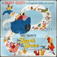 3p0336 SWORD IN THE STONE 6sh 1964 Disney's cartoon story of King Arthur & Merlin the Wizard!