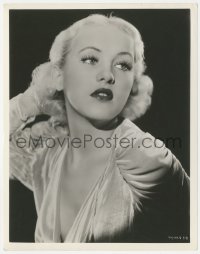 3p1871 BETTY GRABLE 8x10.25 still 1930s incredible close up sexy portrait over black background!