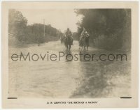 3p1876 BIRTH OF A NATION 8x10 still R1921 D.W. Griffith, hooded Ku Klux Klansmen on horseback!