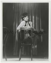 3p1896 CABARET 8x10 still 1972 classic sexy image of Liza Minnelli performing on chair on stage!