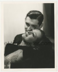 3p1926 DANCING LADY deluxe 8x10 still 1933 best portrait of Clark Gable & Joan Crawford by Hurrell!