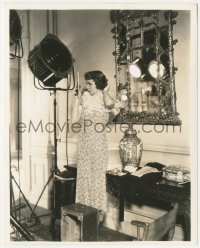 3p2150 SHE MARRIED HER BOSS deluxe 8x10 key book still 1935 Claudette Colbert on set by Ray Jones!