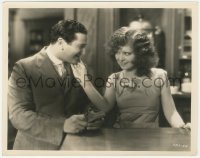 3p2207 TRUE TO THE NAVY 8x10.25 still 1930 great c/u of sexy Clara Bow flirting with Harry Green!