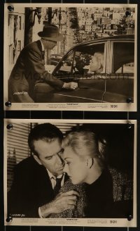 3p1840 VERTIGO 2 8x10 stills 1958 Hitchcock classic, images of James Stewart & sexy Kim Novak!