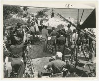 3p2228 WOMAN REBELS candid 8x10 still 1936 director filming Katharine Hepburn in Italy scene by Kahle!