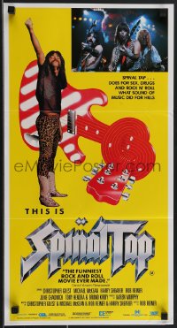 3p0607 THIS IS SPINAL TAP Aust daybill 1985 Rob Reiner rock & roll cult classic, different image!