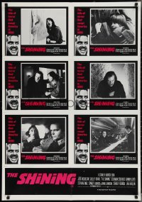 3p0619 SHINING Aust LC poster 1980 Stephen King & Stanley Kubrick horror, crazy Jack Nicholson!