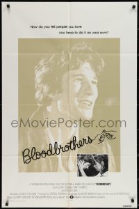 3p0662 BLOODBROTHERS int'l 1sh 1978 super early image of Richard Gere, from Richard Price novel!