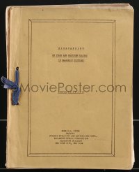 3p0286 BIOGRAPHIES OF STARS softcover book 1930 Clara Bow, Marx Bros, Dietrich, Paramount stars!