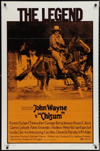 3p0676 CHISUM 1sh 1970 BIG John Wayne, the legend, the hero, the man, the winner, the western!