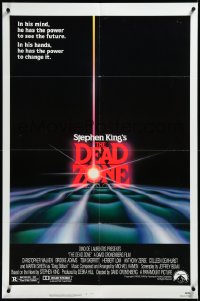 3p0685 DEAD ZONE 1sh 1983 David Cronenberg, Stephen King, he has the power to see the future!