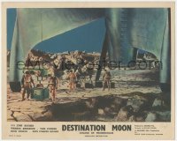 3p1156 DESTINATION MOON English LC 1950 Robert A. Heinlein, astronauts outside the ship, very rare!