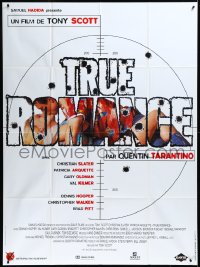 3p0129 TRUE ROMANCE French 1p 1993 Christian Slater & Patricia Arquette, Tarantino, target style!