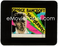 3p1668 THUNDERBOLT glass slide 1929 Josef von Sternberg, framed George Bancroft wants revenge!