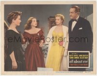 3p1109 ALL ABOUT EVE LC #3 1950 Marilyn Monroe shown with Bette Davis, Anne Baxter & George Sanders!
