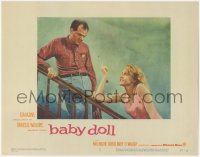 3p1122 BABY DOLL LC #3 1957 Elia Kazan classic, sexy Carroll Baker taunts Karl Malden!
