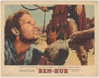 3p1126 BEN-HUR LC #3 1960 best close up of Charlton Heston with gourd given water by Jesus!