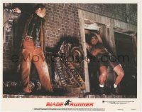 3p1129 BLADE RUNNER LC #4 1982 Harrison Ford & Rutger Hauer on building ledge, Ridley Scott classic