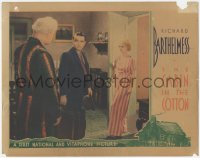 3p1138 CABIN IN THE COTTON LC 1932 Bette Davis in doorway by Barthelmess with suitcase, ultra rare!