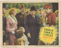 3p1012 CHARLIE CHAN AT THE CIRCUS TC 1936 Asian Warner Oland stares at little people, very rare!