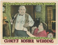 3p1147 CLANCY'S KOSHER WEDDING LC 1927 Jewish George Sidney, like The Cohens & Kellys, ultra rare!