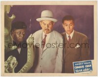 3p1151 DARK ALIBI LC 1946 Sidney Toler as Charlie Chan with Benson Fong & scared Mantan Moreland!