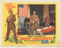 3p1152 DAVY CROCKETT KING OF THE WILD FRONTIER LC #4 1955 armed Fess Parker testifies to congress!