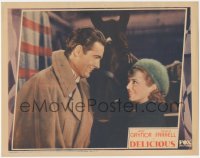 3p1154 DELICIOUS LC 1931 romantic close up of Janet Gaynor & Charles Farrell smiling at each other!