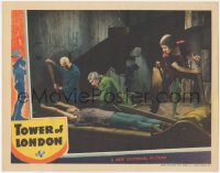 3p1346 TOWER OF LONDON LC 1939 creepy Boris Karloff & Basil Rathbone torturing man on the rack!
