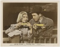 3p1358 VIVACIOUS LADY photolobby 1938 James Stewart & Ginger Rogers eating corn on the cob, rare!
