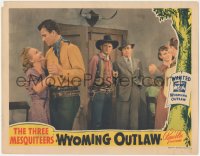 3p1370 WYOMING OUTLAW LC 1939 John Wayne w/ Pamela Blake, Yakima Canutt, Mason, Three Mesquiteers!