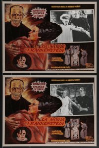 3p0007 BRIDE OF FRANKENSTEIN 3 Mexican LCs R1990s Boris Karloff as the monster & Elsa Lanchester!