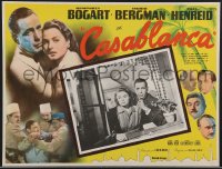 3p0004 CASABLANCA Mexican LC R1960s Humphrey Bogart & Ingrid Bergman in Paris, Michael Curtiz classic