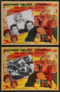 3p0005 SOME LIKE IT HOT 5 Mexican LCs R1990s Marilyn Monroe, Tony Curtis & Jack Lemmon!