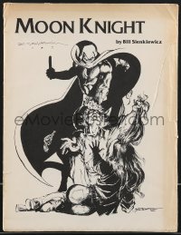 3p0008 BILL SIENKIEWICZ signed #1496/1500 art portfolio 1981 4 prints of Moon Knight, envelope signed!
