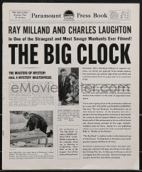 3p0059 BIG CLOCK pressbook 1948 Ray Milland in the strangest and most savage manhunt in history!