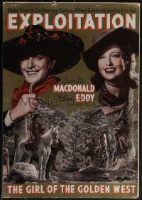 3p0066 GIRL OF THE GOLDEN WEST pressbook exploitation section 1938 Jeanette MacDonald & Nelson Eddy!