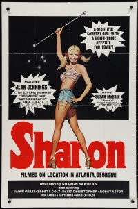 3p0904 SHARON 1sh 1972 Jena Jennings, Sharon Sanders, country girl sex!