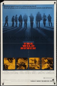 3p0982 WILD BUNCH 1sh 1969 Sam Peckinpah cowboy classic starring William Holden & Ernest Borgnine