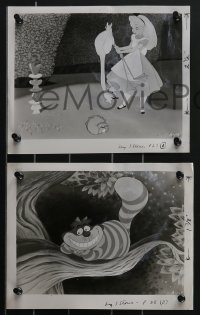 3p1738 ALICE IN WONDERLAND 13 8x10 stills 1951 images of Alice, Cheshire Cat and more characters!