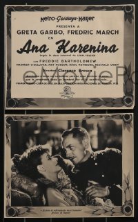 3p1720 ANNA KARENINA 20 Spanish 7.75x9.5 stills 1935 Greta Garbo, Rathbone, different & ultra rare!