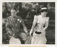 3p2171 STRAWBERRY BLONDE 8x10 still 1941 bashful Olivia De Havilland & James Cagney by Madison Lacy!