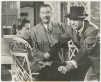 3p2174 SUSPICION 7.25x9 still 1941 Joan Fontaine with Cary Grant & Nigel Bruce, Alfred Hitchcock!