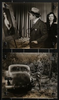 3p1819 WOMAN IN THE WINDOW 4 7.25x9 stills 1944 Fritz Lang, Edward G. Robinson & Joan Bennett!