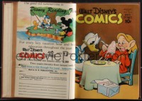 3p0134 WALT DISNEY COMICS & STORIES bound volume of comic books July-December 1944 Mickey, Donald!