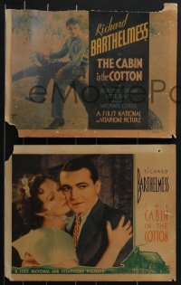 3p1545 CABIN IN THE COTTON 3 LCs 1932 Bette Davis billed on title card but not shown, ultra rare!