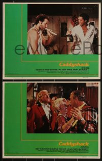 3p1400 CADDYSHACK 8 int'l LCs 1980 Chevy Chase, Bill Murray, Dangerfield, Cindy Morgan, golf classic!