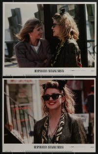 3p1408 DESPERATELY SEEKING SUSAN 8 LCs 1985 Madonna & Rosanna Arquette are mistaken for each other!