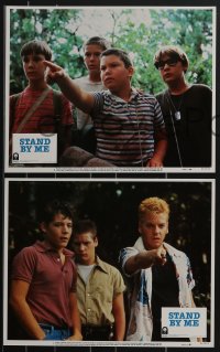 3p1481 STAND BY ME 8 LCs 1986 Rob Reiner, River Phoenix, Feldman, O'Connell, Sutherland, Wheaton!